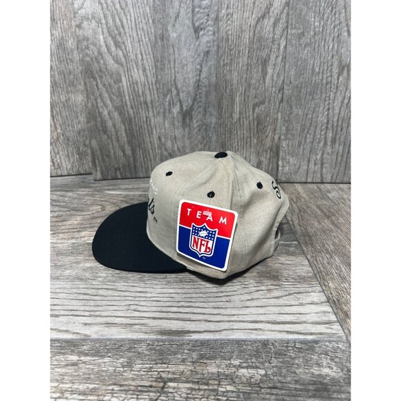 Vintage 90's New Orleans Script Drew Pearson Team NFL Strapback Hat NWT - Picture 3 of 7